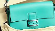 Tiffany & Co. x Fendi Release Limited Edition "Tiffany Blue" Baguette Bag