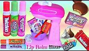 Unboxing Magical LIP BALM Mixer Turns Candy into LIP BALM! Ring POP Bubblicious FUN DIP! FUN