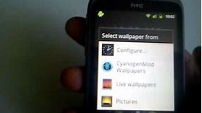 htc wildfire 2.3 gingerbread (LIVE WALLPAPERS MUST SEE)