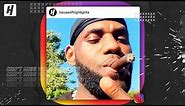 LeBron James smoking cigars with Russell Westbrook, Chris Paul & MORE!