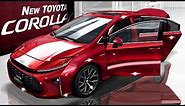 2024 Toyota Corolla Facelift - FIRST LOOK in our New Render based on Latest 2023 Toyota Models