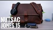 NutSac Jones 15 Leather Satchel Review | Best Man Bag?