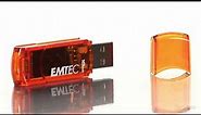 EMTEC 16GB C250 USB Flash Drive, Orange