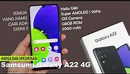 Samsung Galaxy A22 4G Harga dan Spesifikasi – Layar Super AMOLED Prosesor Helio G80