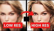 How To Increase Image Resolution Without Photoshop For FREE