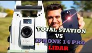 iPhone 14 Pro LiDAR vs. Survey Total Station Accuracy