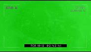 Green Screen Grainy Security Camera Overlay CCTV 4K | Snowman Digital