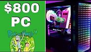 Rick And Morty Gaming PC Build $800 | AMD Ryzen 2600 + GTX 1070 | 10 Games Tested