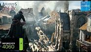 Assassin's Creed Unity RTX 4060 FPS TEST | RTX 4060 & i5 12400F Benchmark 1080p/1440p/4K