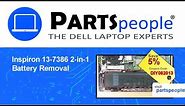 Dell Inspiron 13-7386 2-in-1 (P91G001) Battery How-To Video Tutorial