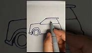 mini cooper drawing. how to draw mini cooper. drawing a car.#simplecardrawing #car.