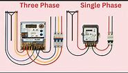 single phase and three phase energy meter wiring connection | electrical technologies