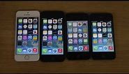 iPhone 5S vs. 5 vs. 4S vs. 4 iOS 7.1 Final - Which Apple Phone Is Faster?