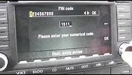 How To Find Your VW Radio PIN Code And Get Out Of SAFE Mode