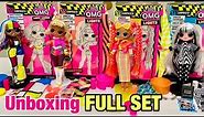 LOL Surprise LIGHTS OMG Dolls Unboxing Full Set - Angles, Speedster, Dazzle, Groovy Babe