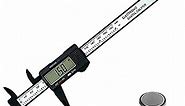0-6 Inches Digital Caliper with Large LCD Screen and Auto-Off Feature | Inch & Metric Conversion Measuring Tool, Perfect for Household/DIY Measurement