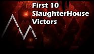 First 10 people who beat slaughterhouse in Geometry Dash