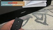 How to CHANGE the Remote Control BATTERY on BOSE SOLO Sound Bar