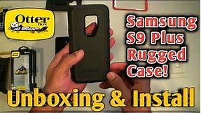 Installing the Otterbox Defender Case for Samsung S9 Plus with added Camera Lens Shield