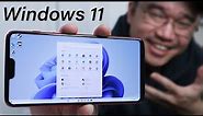 So... I Ran Windows 11 On My One Plus 6 Phone!! And Here Are My Thoughts