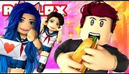 OUR FIRST DAY AT ROBLOX ANIME HIGH SCHOOL!