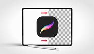 How To Delete A White Background with Procreate for The iPad - Logos By Nick