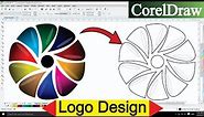 3D Logo Design in Coreldraw || Corel Draw Tutorial || Logo Tutorial Coreldraw