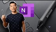 How to use a Pen Tablet with MS OneNote