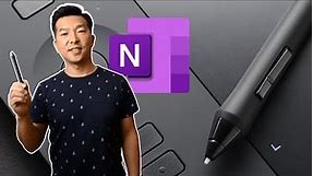 How to use a Pen Tablet with MS OneNote