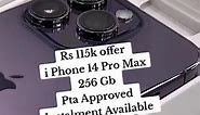 Get the Latest iPhone 14 Pro Max with PTA Approval | Installment Option