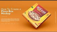 Pizza Box Mockup Tutorial with VOICE in ADOBE PHOTOSHOP