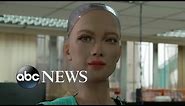 Creators of famous Sophia robot reveal AI robotics for children, elderly | Nightline