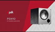 Polk Audio PSW10 10" 100-Watt Powered Subwoofer Overview
