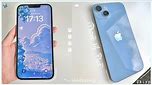 iPhone 14 Plus Unboxing 💙 || blue 128gb + setup + aesthetic unboxing 📦✨ #iphone14plus #iphone14
