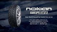 Fastest on Ice with Nokian Hakkapeliitta 8 - Grip like never before!