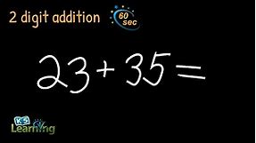 2-Digit Addition (No Regrouping) | Example