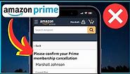 How to CANCEL Amazon Prime (iOS & Android)