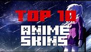 TOP 10 Minecraft Skins #6 | Anime