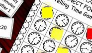 Time Games | Fun Easy Game to Practice Telling Time | Free Printable