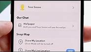 How To Change Chat Wallpaper On Snapchat!