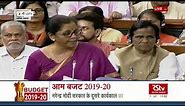 Finance Minister Nirmala Sitharaman's Budget Speech | Union Budget 2019-20