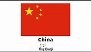 China Flag Emoji 🇨🇳 - Copy & Paste - How Will It Look on Each Device?