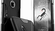 iPhone 6 Plus Case, (Black) SaharaCase Protective Kit Bundle with [ZeroDamage Tempered Glass Screen Protector] Rugged Protection Anti-Slip Grip [Shockproof Bumper] Anti-Scratch Back Slim Fit - Black