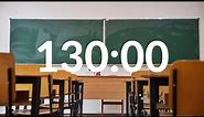 📝School Exams Ambience 📚130 minutes Ambient Exam Hall Sounds Timer (2 hour 10 min.)