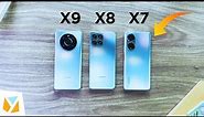 Honor X Series! 3-way Comparison (X7, X8, X9) Hands-on