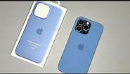 Apple Silicone Case - iPhone 15 Pro Max - Winter Blue