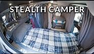 Ultimate Stealth Camper Van Tour | Nissan NV200 Self-Converted Build Walkthrough