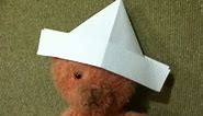 How to Make a Paper Hat - Origami - Simple and Easy Folds - Step by Step Instructions