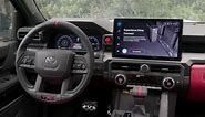 2024 Toyota Tacoma TRD Pro Interior Design with Red Cockpit