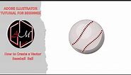 How to Create a Vector Baseball Ball
